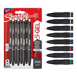 Sharpie S.Gel Jel Mürekkepli Kalem 0.7mm Fashion Beyaz 8’li Blister 2208551 - Thumbnail