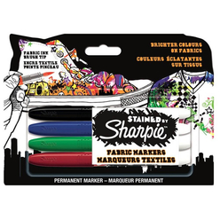Sharpie Stained Tekstil Markör 4’lü 962141 - Thumbnail