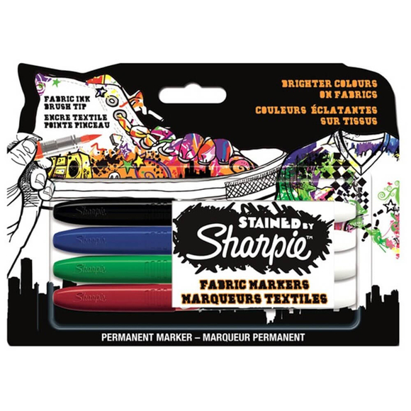 Sharpie Stained Tekstil Markör 4’lü 962141
