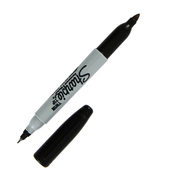 Sharpie Twin Çift Uçlu Permanent Markör Siyah 811100