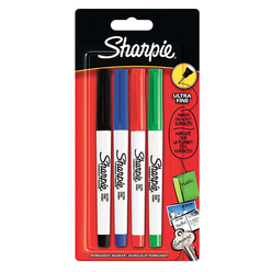 Sharpie Ultra Fine Point Marker 4 Renk 835360 - Thumbnail