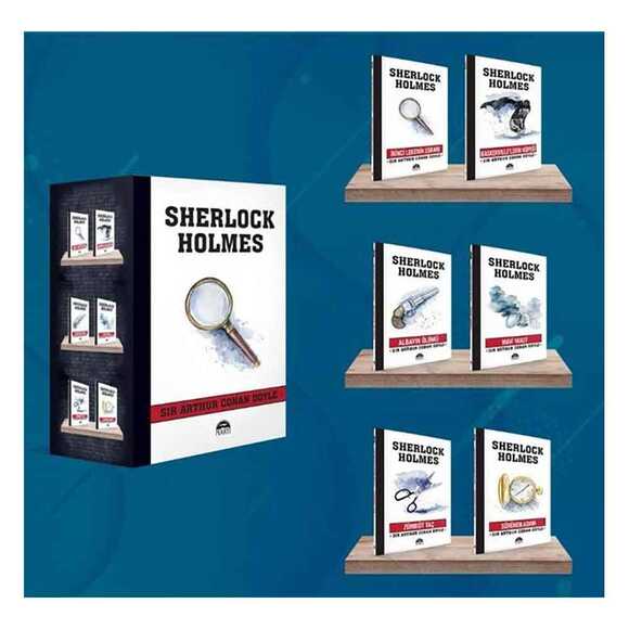 Sherlock Holmes (Büyüteç) Seti (6 Kitap Takım Kutulu)