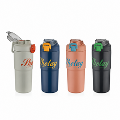 Shotay - Shotay Tween Çelik Termos Matara 750 Ml. (5 Asorti) SHT-ST-8133
