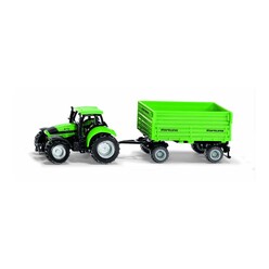 Adore Siku - Siku Deutz-Fahr With Fortuna 4-Wheel-Trailer 1606 Orange