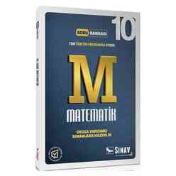 Sınav Yayınları - Sınav 10. Sınıf Matematik Soru Bankası