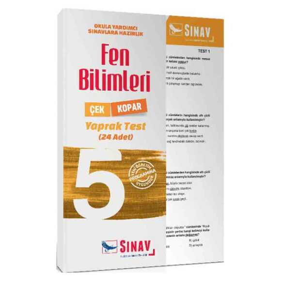 Sınav 5. Sınıf Fen Bilimleri Yaprak Test
