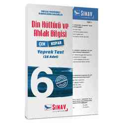 Sınav Yayınları - Sınav 6. Sınıf Din Kültürü Yaprak Test