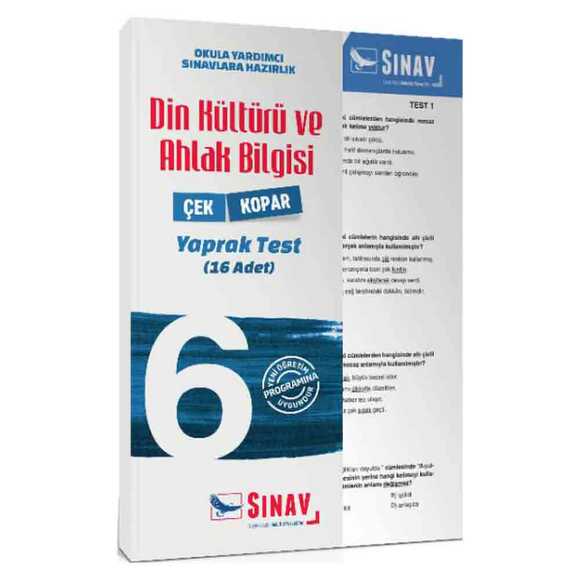 Sınav 6. Sınıf Din Kültürü Yaprak Test
