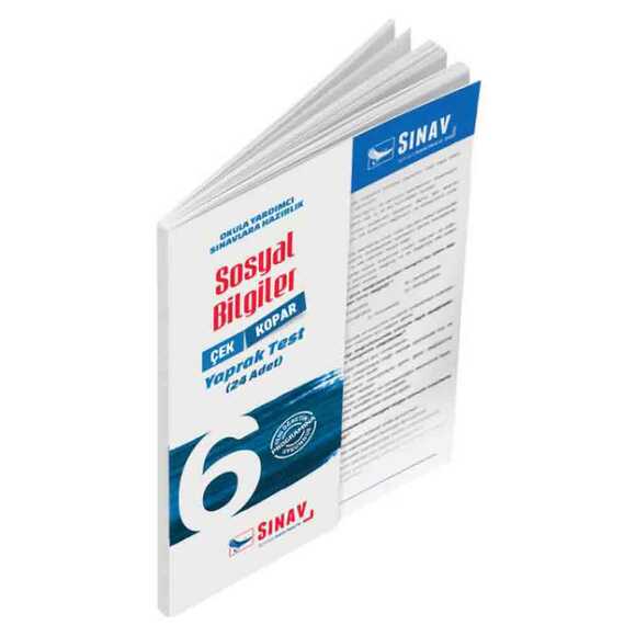 Sınav 6. Sınıf Sosyal Bilgileri Yaprak Test