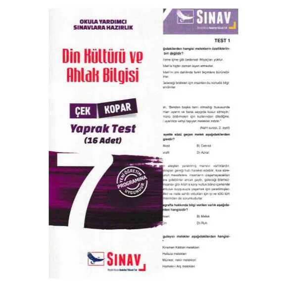 Sınav 7. Sınıf Din Kültürü Yaprak Test