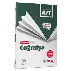 Sınav Yayınları - Sınav AYT Coğrafya Akordiyon Serisi