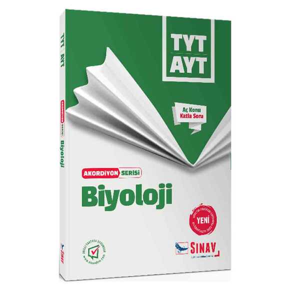 Sınav TYT-AYT Biyoloji Akordiyon Serisi