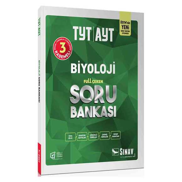 Sınav TYT-AYT Biyoloji Full Çeken Soru Bankası