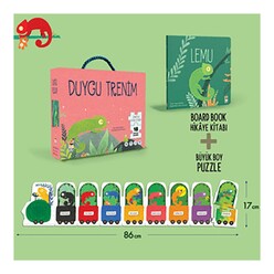 Sincap Kitap - Sincap Kitap Lemu- Duygu Trenim 18 Parça Puzzle ve Kitap