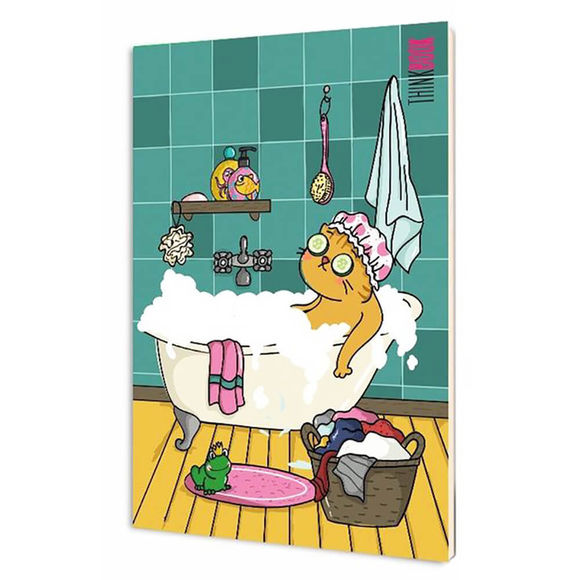 Şirin Kedi Serisi - Temiz Kedi 13,5x19,5 cm