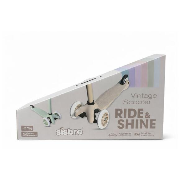 Sisbro Vintage Mini Scooter - Pembe