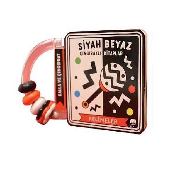 Siyah Beyaz Çıngıraklı Kitaplar - Kelimeler