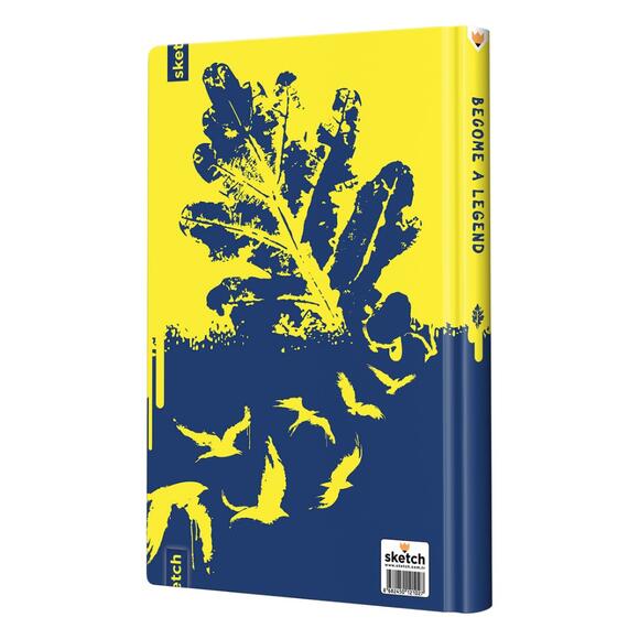 Sketch Become A Legend Lastikli Çizgili Defter