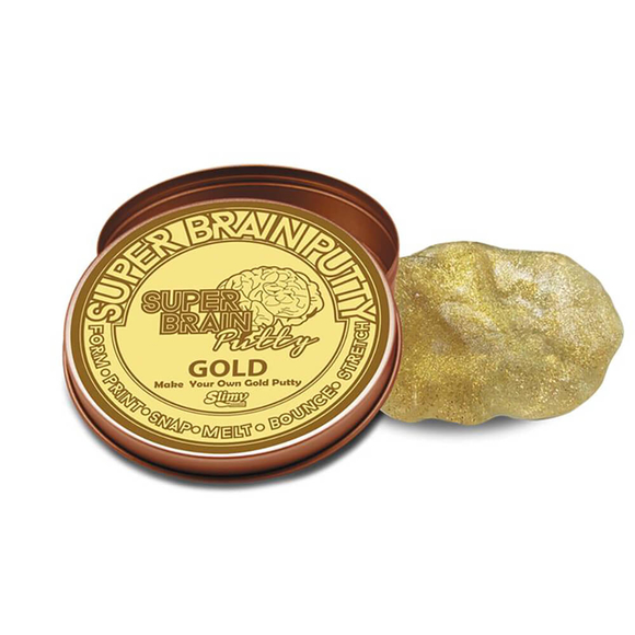 Slimy Super Brain Putty Make Your Own Gold 34085