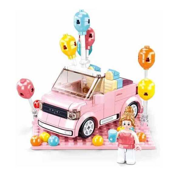 Sluban Mini Handcraft Party Car Pembe 264000