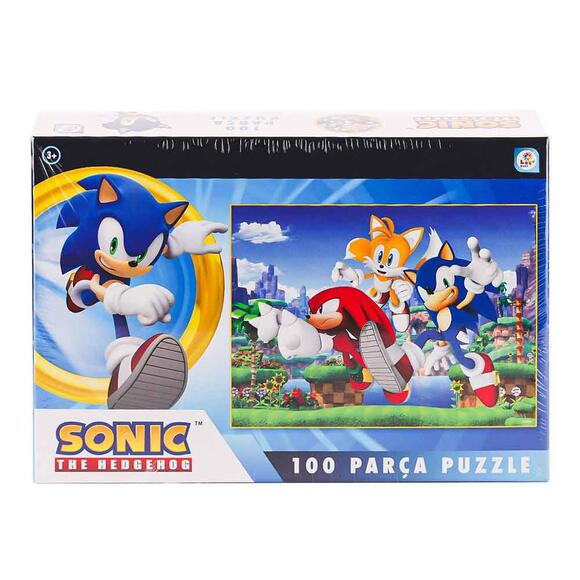 Sonic 100 Parça Çocuk Puzzle SO0052