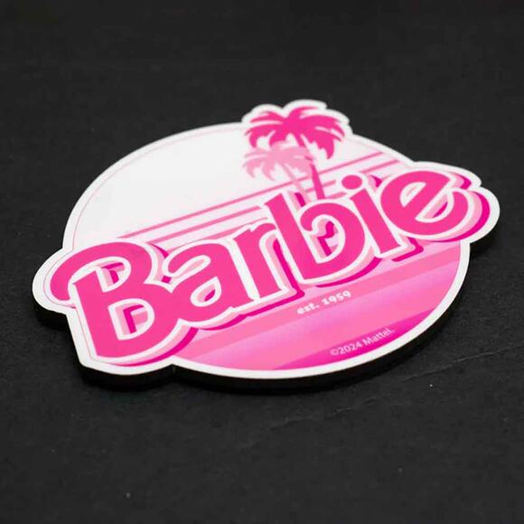 Space Barbie Bardak Altlığı Palm Tree Pembe BAL-381112