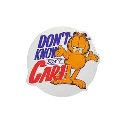 Space Garfield Don’T Now Don’T Care Bardak Altlığı BAL-382508 - Thumbnail