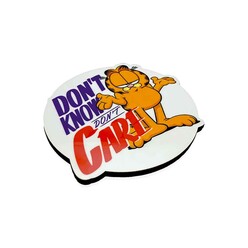 Space Garfield Don’T Now Don’T Care Bardak Altlığı BAL-382508 - Thumbnail
