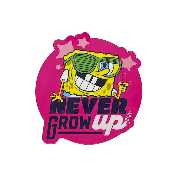 Space Sponge Bob Never Grow Up Bardak Altlığı BAL-382478