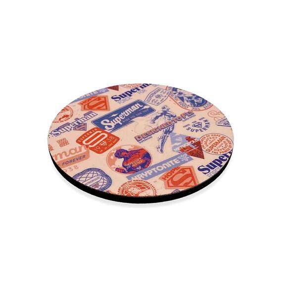 Space Superman Superman Pattern Bardak Altlığı BAL-383550