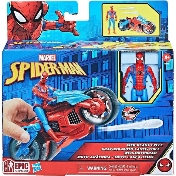 Spider-Man Spider-Man 4’’ Figür Ve Araç F6899