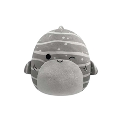 Neco Squishmallows - Squishmallow Gri Çizgili Balina Sachie 30 cm 24547