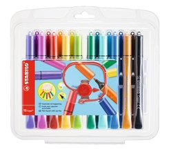 Stabilo - Stabilo Cappi Keçe Uçlu Kalem 18’li 168/18-1