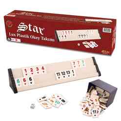 Star - Star 1010518 Lüks Plastik Okey Takımı