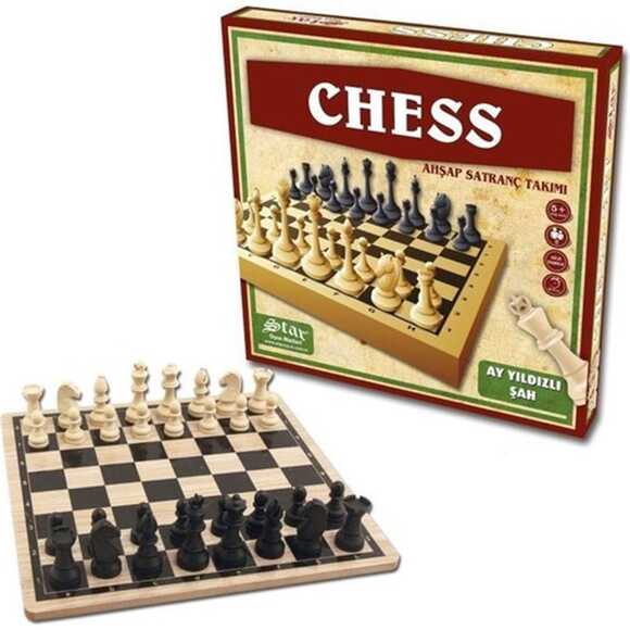 Star 1050859 Chess Ahşap Satranç Takımı