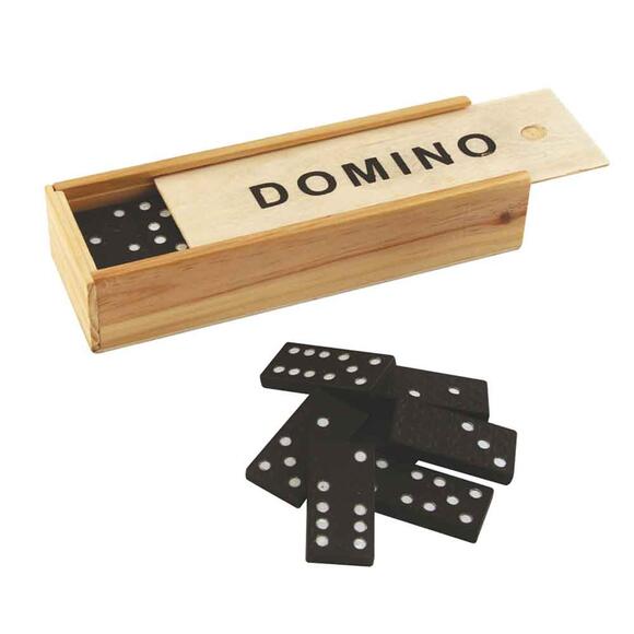 Star 1096116 Domino Ahşap (Ahşap Kutulu-Siyah Taş)