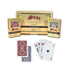 Star Oyun Kağıdı Plastik Gold Serie No:1 Ay/30 Halı Desen 1030998 - Thumbnail