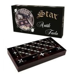 Star - Star Tavla Takımı Polyester Antik Damla 1021033