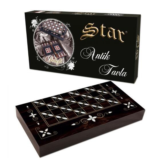 Star Tavla Takımı Polyester Antik Damla 1021033