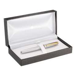 Steelpen 0028 Krom Gold Roller Kalem - Thumbnail