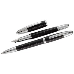 Steelpen - Steelpen 1711 Siyah Dolma Kalem+Tükenmez Kalem