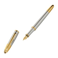 Steelpen - Steelpen 176 Krom Gold Dolma Kalem