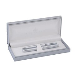 Steelpen - Steelpen 2355 Mat Krom Dolma Kalem+Tükenmez Kalem