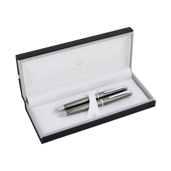 Steelpen 2358 Titanium Dolmakalem+Tükenmez Kalem