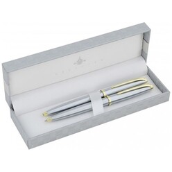 Steelpen - Steelpen 663 Gold Tükenmez Kalem+Versatil Kalem