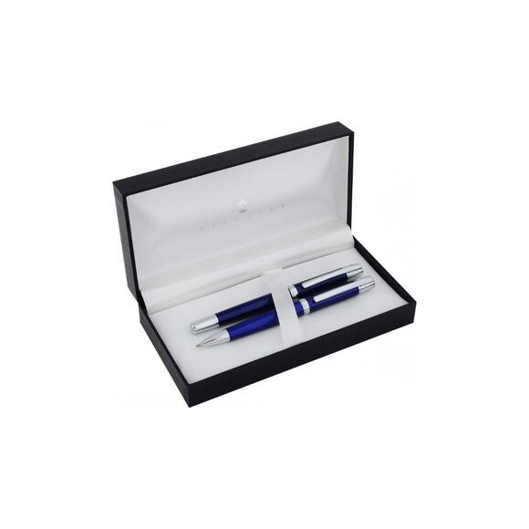 Steelpen 800-2 Mavi Dolma Kalem+Tükenmez Kalem