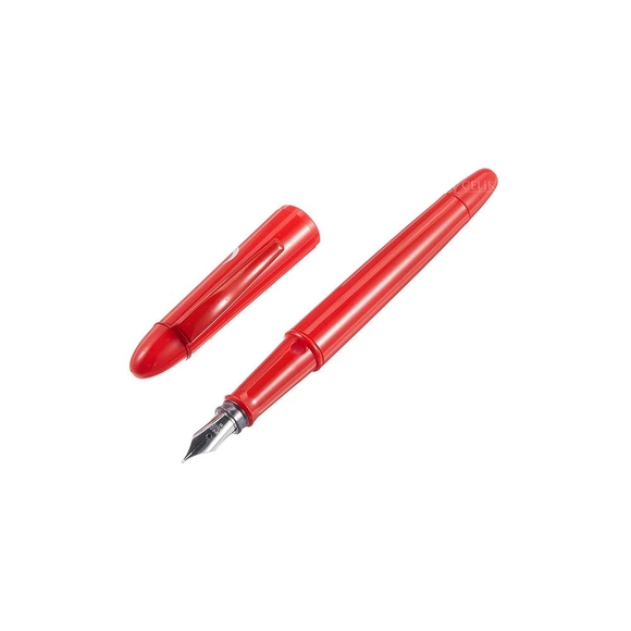Steelpen Pearl Serisi 4500 Kırmızı Bayrak Dolma Kalem + Tükenmez Kalem Set