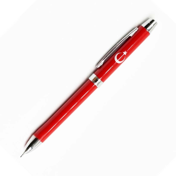 Steelpen Türk Bayrağı Logolu 3 Fonksiyonlu Kalem