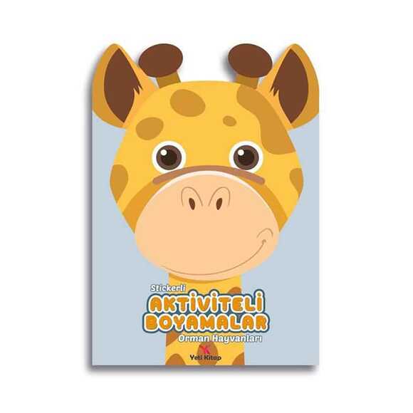 Stickerli Aktiviteli Boyamalar - Orman Hayvanları
