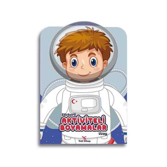 Stickerli Aktiviteli Boyamalar - Uzay